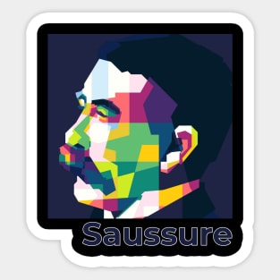 Saussure Sticker